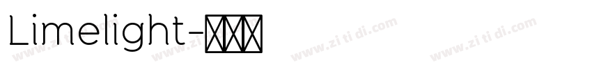 Limelight字体转换