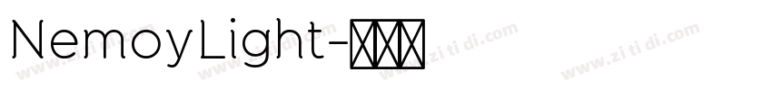 NemoyLight字体转换