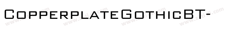CopperplateGothicBT字体转换