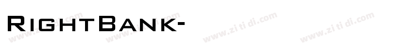 RightBank字体转换