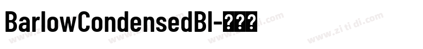 BarlowCondensedBl字体转换