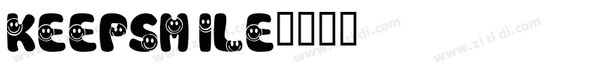 keepsmile字体转换