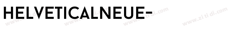 HelveticalNeue字体转换