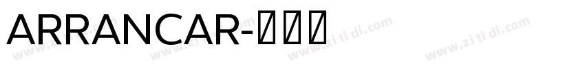 arrancar字体转换