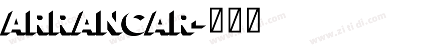 arrancar字体转换