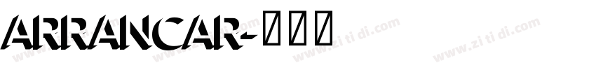 arrancar字体转换