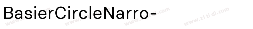 BasierCircleNarro字体转换 BasierCircleNarro字体转换