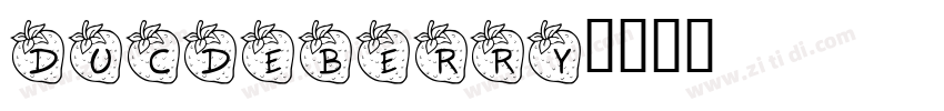Ducdeberry字体转换