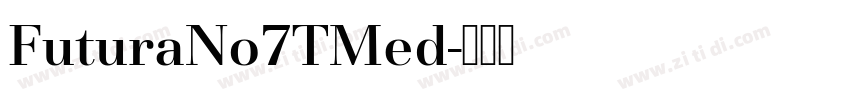 FuturaNo7TMed字体转换