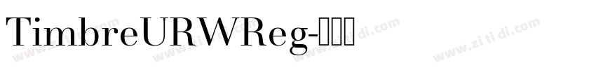TimbreURWReg字体转换