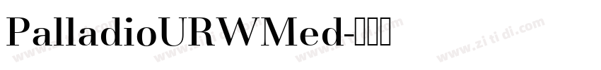 PalladioURWMed字体转换