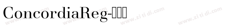 ConcordiaReg字体转换