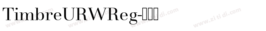 TimbreURWReg字体转换
