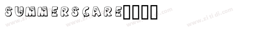 summerscare字体转换