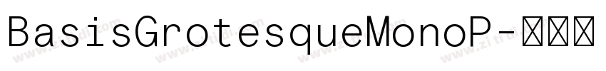 BasisGrotesqueMonoP字体转换 BasisGrotesqueMonoP字体转换