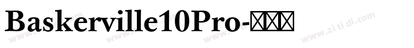 Baskerville10Pro字体转换