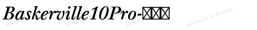Baskerville10Pro字体转换