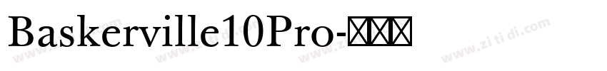 Baskerville10Pro字体转换