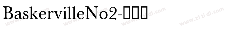 BaskervilleNo2字体转换