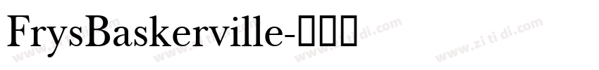 FrysBaskerville字体转换