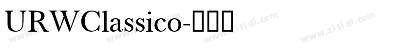 URWClassico字体转换