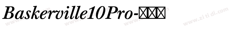 Baskerville10Pro字体转换