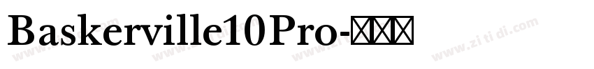 Baskerville10Pro字体转换