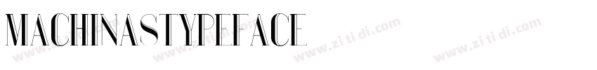 MachinasTypeface字体转换