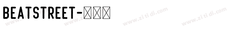 beatstreet字体转换
