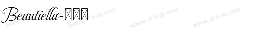 Beautiella字体转换