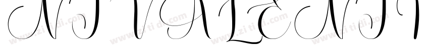NTVALENTINO字体转换