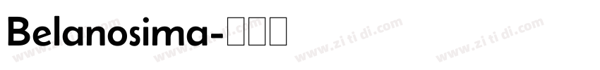 Belanosima字体转换