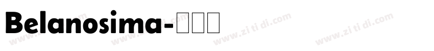 Belanosima字体转换