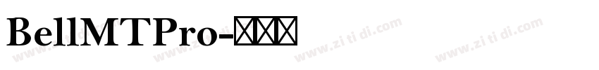 BellMTPro字体转换