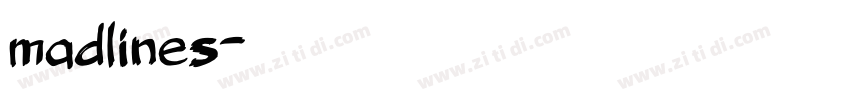 madlines字体转换
