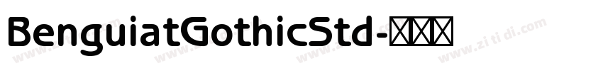 BenguiatGothicStd字体转换