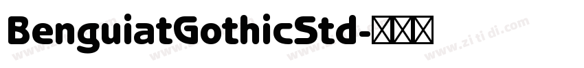 BenguiatGothicStd字体转换