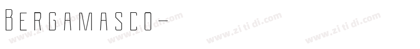 Bergamasco字体转换
