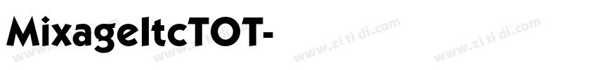 MixageItcTOT字体转换