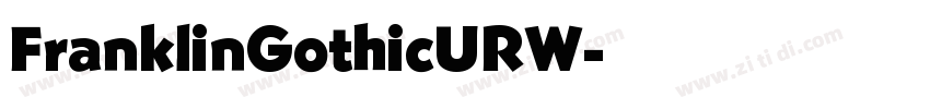FranklinGothicURW字体转换