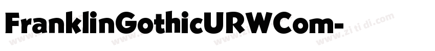 FranklinGothicURWCom字体转换