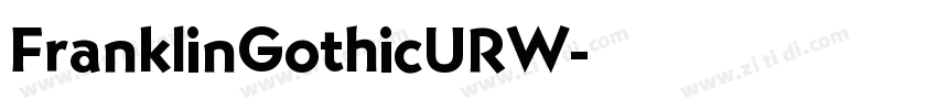 FranklinGothicURW字体转换
