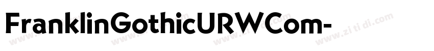 FranklinGothicURWCom字体转换