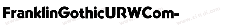 FranklinGothicURWCom字体转换