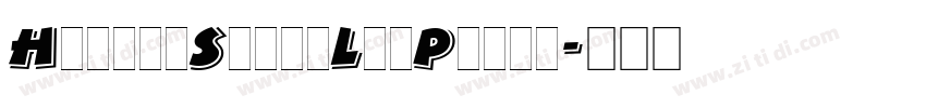 HarlowSolidLetPlain字体转换