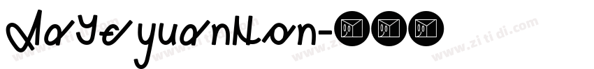 AaYeyuanNon字体转换