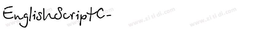 EnglishScriptC字体转换