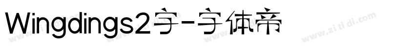 Wingdings2字字体转换