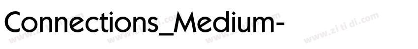 Connections_Medium字体转换