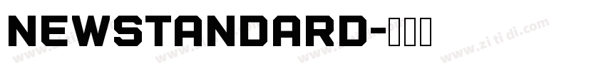 NewStandard字体转换